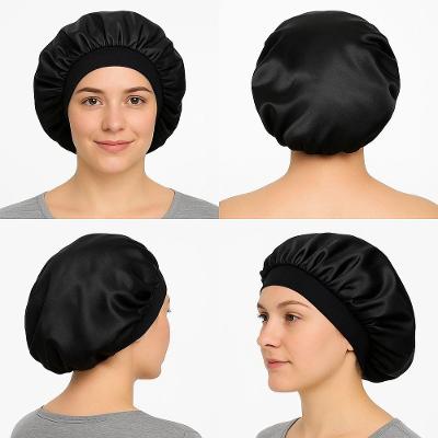 Touca Com Faixa Infantil E Adulto Preta - 1un