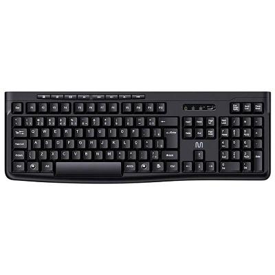 Teclado Sem Fio Multilaser Ts050, Layout Abnt2, Teclas Multimidia, Preto - Tc407