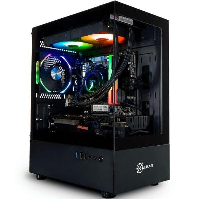 Gabinete Gamer Kalkan Avalon, Frontal E Lateral Em Vidro Temperado, Micro-atx, Mini Itx, Usb 3.0, Preto - Klk00036