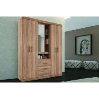 Guarda Roupa Solteiro 5 Portas E 3 Gavetas Havana Star 5.3 Atacama - Santos Andirá - 2