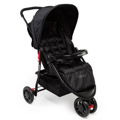 Carrinho De Bebê Trino Com Função Berço Dorel Preto