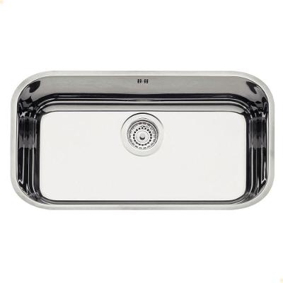 Cuba Tramontina Lavínia 56 Bl Prime Em Aço Inox Alto Brilho 56x34 Cm Com Válvula E Escape 94024203