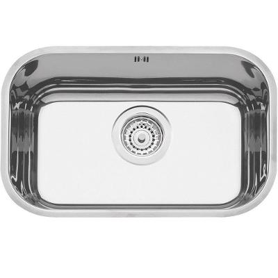 Cuba Tramontina Lavínia 47 Bl Prime Em Aço Inox Alto Brilho 47x30 Cm Com Válvula E Escape 94022203
