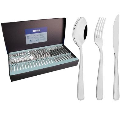 Faqueiro Tramontina Pacific Inox C- Acabamento Alto Brilho E Detalhes No Cabo 48 Pçs 66962144