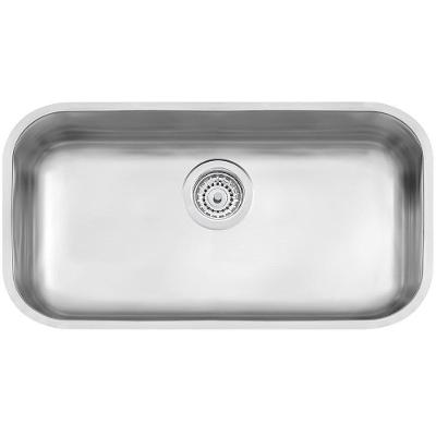 Cuba Tramontina Lavínia 56 Bl Prime Em Aço Inox Acetinado 56x34 Cm Com Válvula 94024102