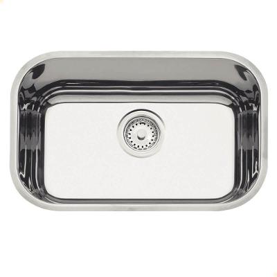 Cuba Tramontina Lavínia 47 Bl Prime Em Aço Inox Alto Brilho 47x30 Cm Com Válvula 94022207