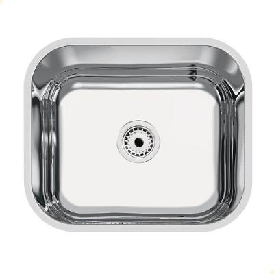 Cuba Tramontina Lavínia 40x34 Cm Standard Em Aço Inox Polido 40 Bl Com Válvula 94081507