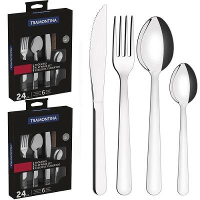 Faqueiro Tramontina Malibu Em Aço Inox 48 Peças 23798046