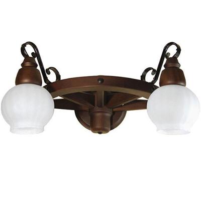 Arandela Muller Roda Carroça 2 Lâmpadas Envelhecido 602e