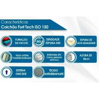 Cama Box Casal + Colchão D45 Ortobom + Guarda Roupa Master 8.6 Atacama - 6