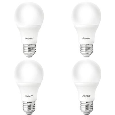 Kit 4 Lâmpadas Pera Led (a60) Branco 12w He1050 Avant Base E27 Bivolt Br6500k - Cód 276121373