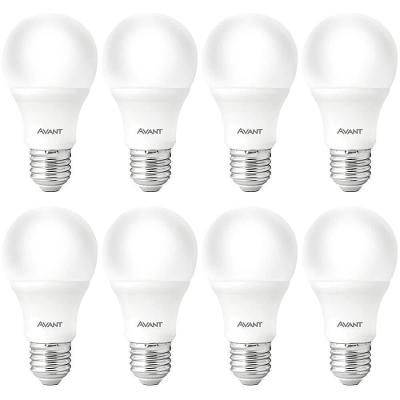 Kit 8 Lâmpadas Pera Led Avant Branco 9w Bivolt Br810-b 6500k Base E27 - Cód 335401378
