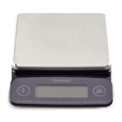 Balança Digital De Alta Precisão Para Cozinha Tramontina Adatto Com Base Em Aço Inox 61101050
