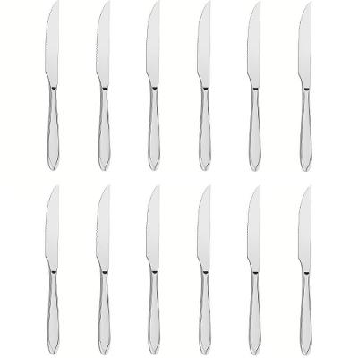 12 Facas Para Churrasco Tramontina Laguna Em Aço Inox 63906180