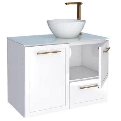 Armário Banheiro 80cm Jambo Branco - P102852 - Cozimax Armario Banheiro 80cm Jambio Branco - P102852 - Cozimax