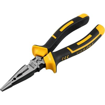 Alicate Bico Meia-cana Reto 7, Para Eletricista, Com Isolação Até 1.000 V, Vonder Ostenvonder