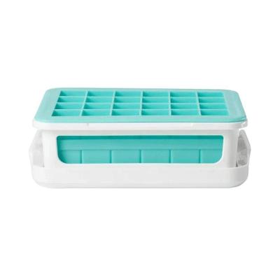 Forma De Gelo 24 Cubos Em Silicone Oxo