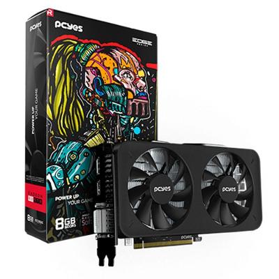 Placa De Vídeo Pcyes Amd Radeon Rx 570 Projeto Edge, 8gb, Gddr5, 256 Bits, Dual Fan - Pvex5708gb2f