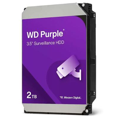 Hd Western Digital Surveillance Wd Purple 2tb, 3.5" Sata Iii 6gb-s, 5.400 Rpm, 64mb Cache - Wd23purz