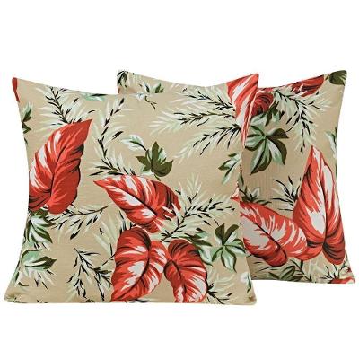 Almofada Decorativa Atualle Gorgurão Com Refil 53% Algodão 47% Poliéster - Bege