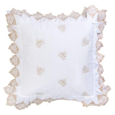 Almofada Decorativa Sensualle Com Refil Percal 400 Fios 100% Algodão - Branco