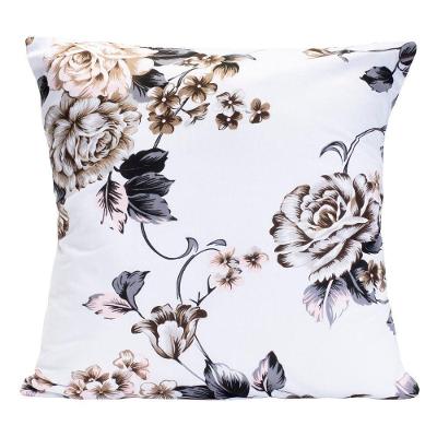 Almofada Decorativa Com Refil Desire Percal 200 Fios 100% Algodão - Estampa Samara Branco