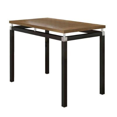 Mesa De Jantar Malva 91 Cm Tampo Retangular Preto Demolição - Artefamol