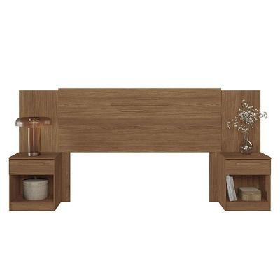 Cabeceira Casal Loanda Com Gavetas Jatobá - Santos Andirá