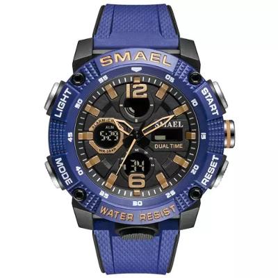 Relógio Esportivo Smael 8930 Analógico-digital á Prova D´ água Azul