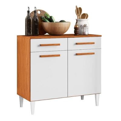 Balcao Com Tampo 90cm 2012151 Armoveis - Cinamomo Branco Cinamomo Branco