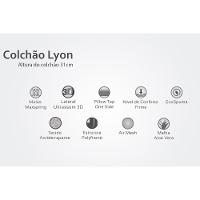 Cama Box Baú Casal: Colchão Molas Herval Maxspring Lyon + Base CRC Courano Clean(138x188) - 4
