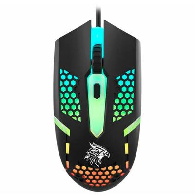 Mouse Gamer K-mex Multicolor M44j, 2400 Dpi, Rgb - M44j34us001cb0x