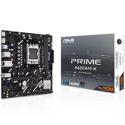 Placa Mãe Asus Prime A620am-k, Amd Am5, Ddr5, Chipset A620, Hdmi-dp, M.2 Nvme, Usb 3.0, Aura Sync - Micro Atx