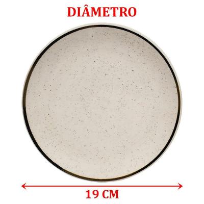 Kit Jogo Café Lanche Unni Brisa Oxford 12 Pessoas 24 Peças