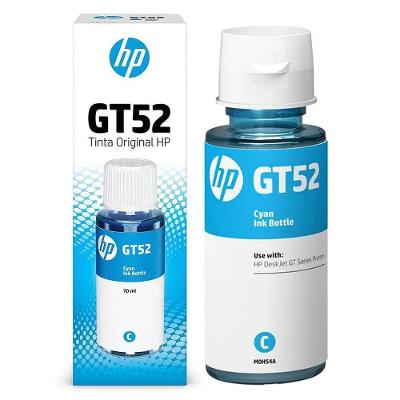 Refil De Tinta Hp Gt52, Ciano, 70ml - M0h54al