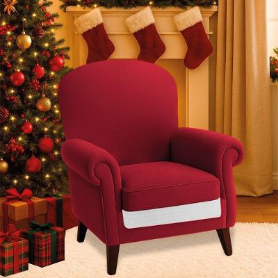 Poltrona Natalina Papai Noel Jingle Bells Suede Vermelho