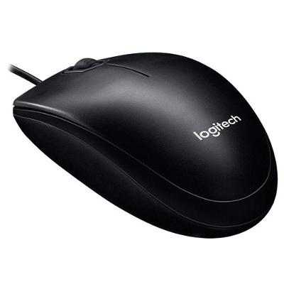 Mouse Logitech M90, 1000 Dpi, Usb, Ambidestro, Preto - 910-007599
