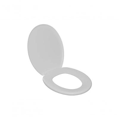 Assento Sanitário Oval Plástico Almofadado Slim Branco