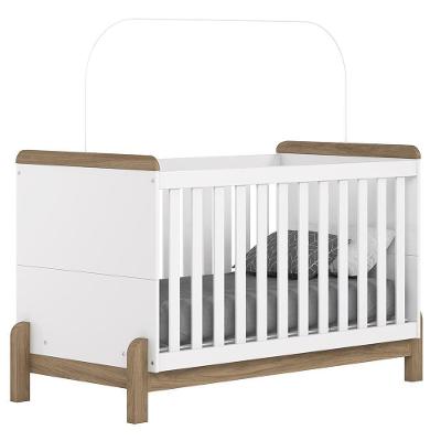 Berço Americano Mini Cama Ternura Branco-jequitibá - Móveis Henn Branco-jequitibá