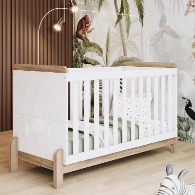 Berço Americano Mini Cama Ternura MDF e MDP sem Colchão Branco