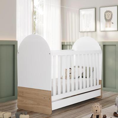 Berço Americano Mini Cama Magia em MDP sem Colchão Branco Jequitibá