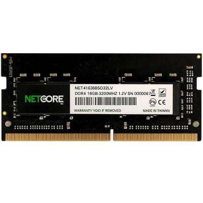 Memoria Para Notebook Netcore 16gb Ddr4 3200mhz, Sodimm, Pc4-25600 , Cl22, 1.2v - Net416384so32lv
