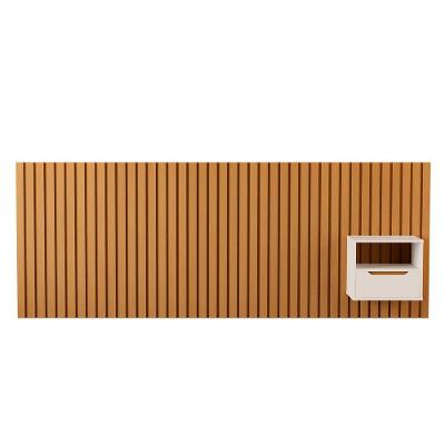 Cabeceira Ripada Maracá King 1 Mesa Jb Jatoba Off White Com Nature - Moveis Jb