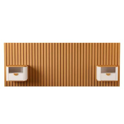 Cabeceira Ripada Maracá Casal-queen 2 Mesas Jb Buriti Off Com Nature - Moveis Jb