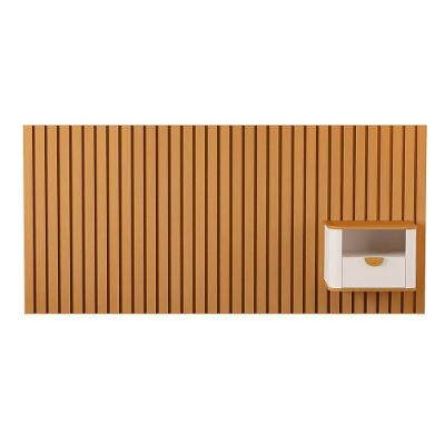 Cabeceira Ripado Maracá Casal-queen 1 Mesa Jb Buriti Off White Com Nature - Moveis Jb