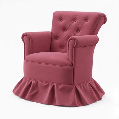 Poltrona Amentação Confortável Com Balanço Descanso Quarto Bebê Aconchego Suede Suede Rose