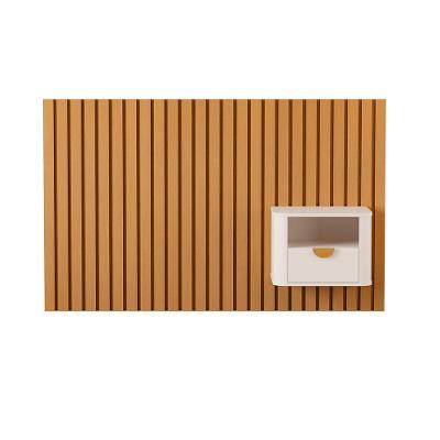 Cabeceira Ripada Maracá Solteiro 1 Mesa Jb Buriti Off White - Moveis Jb