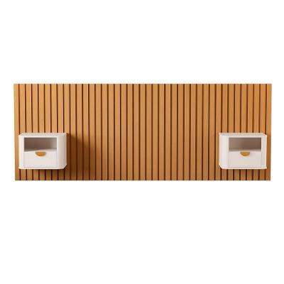 Cabeceira Ripada Maracá Casal-queen 2 Mesa Jb Buriti Off White - Moveis Jb