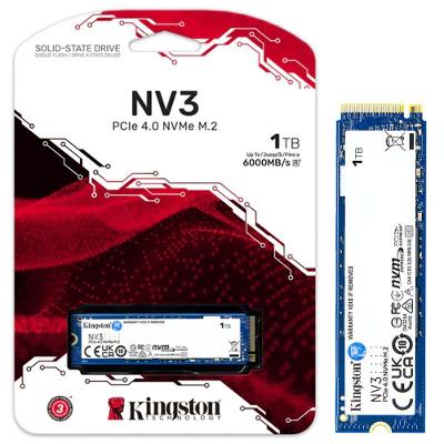 Ssd Nvme Kingston Nv3 1tb, Pcie 4.0 X4, M.2 2280, Leitura 6000 Mb-s, Gravação 4000 Mb-s - Snv3s-1000g