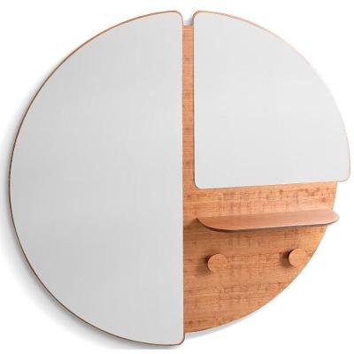 Espelho Decorativo Mezzo Castanho 120 Cm